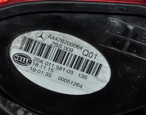 Mercedes-Benz Vito W447 2019 Rückleuchte Links Rearlamp